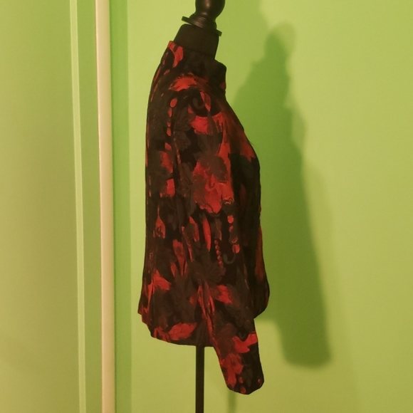 Coldwater Creek Floral Dress Jacket - Picture 2 of 8